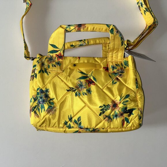 Lug Jitterbug Crossbody Bag Bouquet Yellow Floral Print - Picture 3 of 9